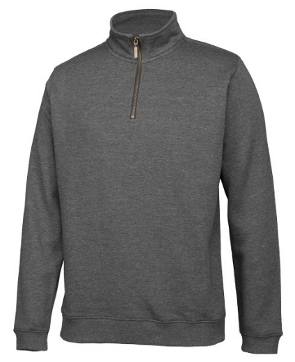 Picture of JB's Adults C of C Brass 1/2 Zip Sweat Cotton/Polyester
